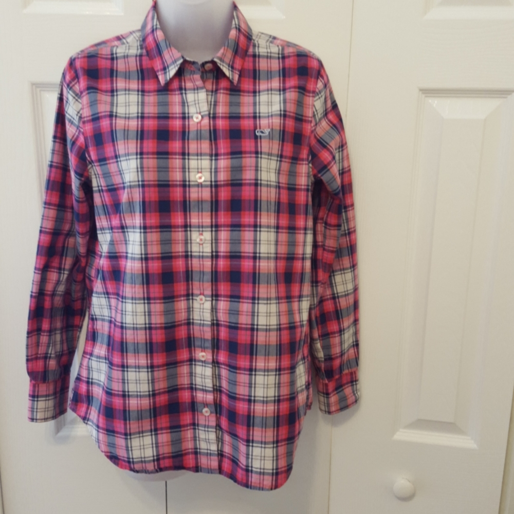 Vinyard Vines plaid  NWOT